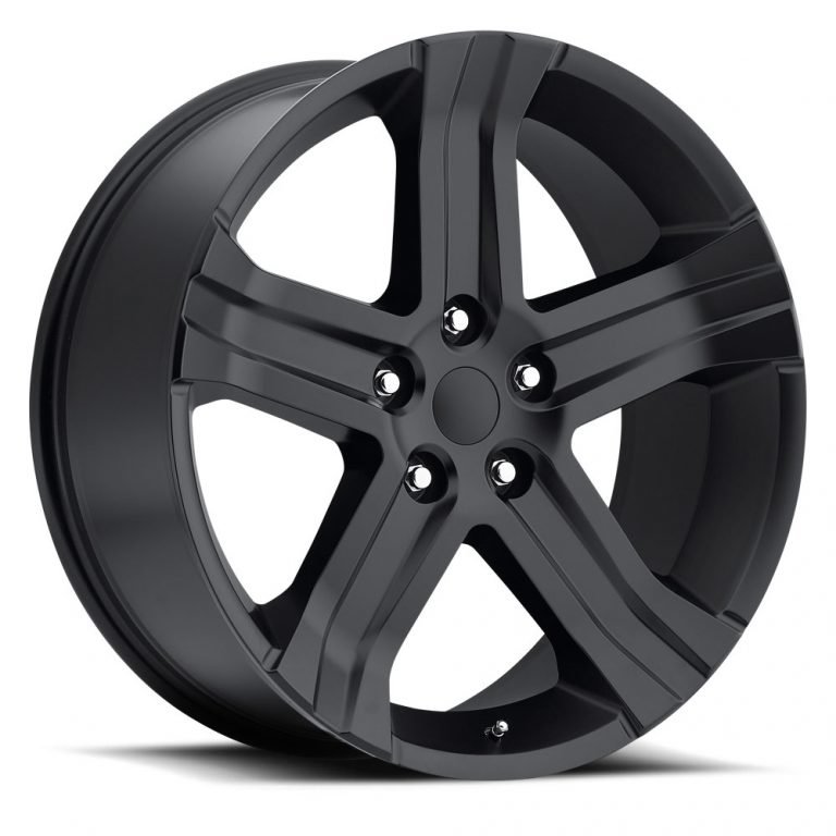 RT Style Gloss Black 24"x10" Wheel 94-18 Ram 1500, 05-09 Dakota - Click Image to Close